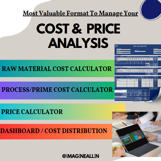 PRICE / COST ANALYSIS EXCEL TEMPLATE