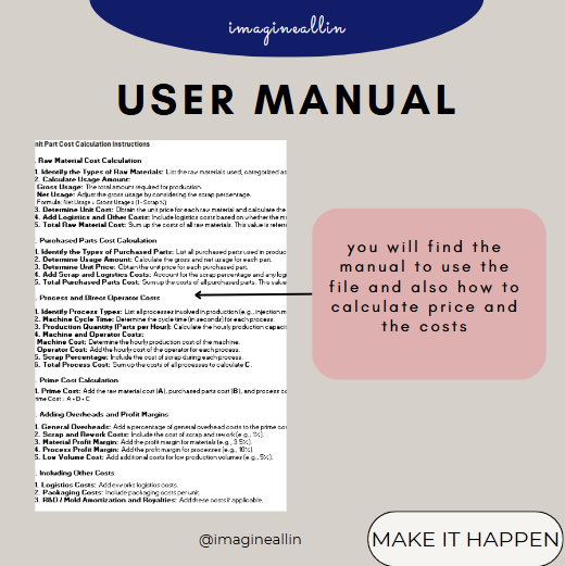 PRICE / COST ANALYSIS EXCEL TEMPLATE