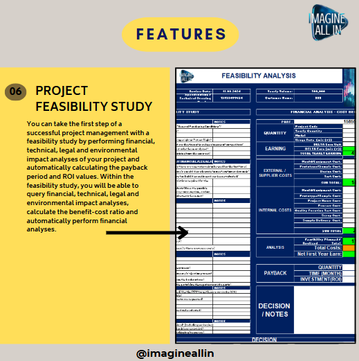 PROJECT MANAGEMENT ALL IN ONE EXCEL TOOLKIT; Project Phases + Project Management Dashboard